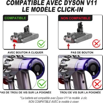 batterie pour aspirateur dyson v11