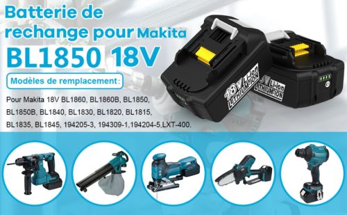 Batterie Makita 18v 6ah