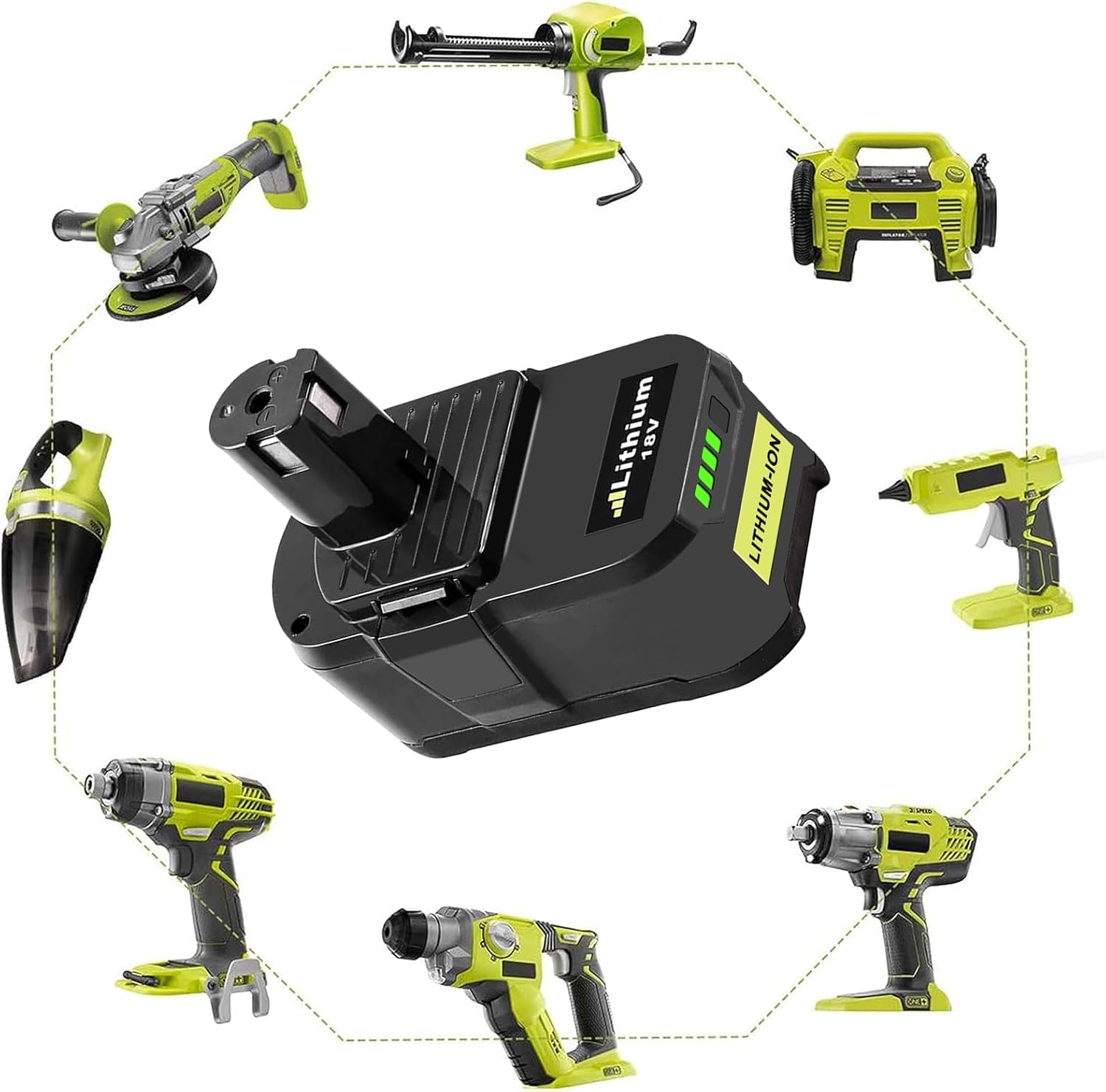 Batterie Ryobi 18v 3 batterie Ryobi 18V