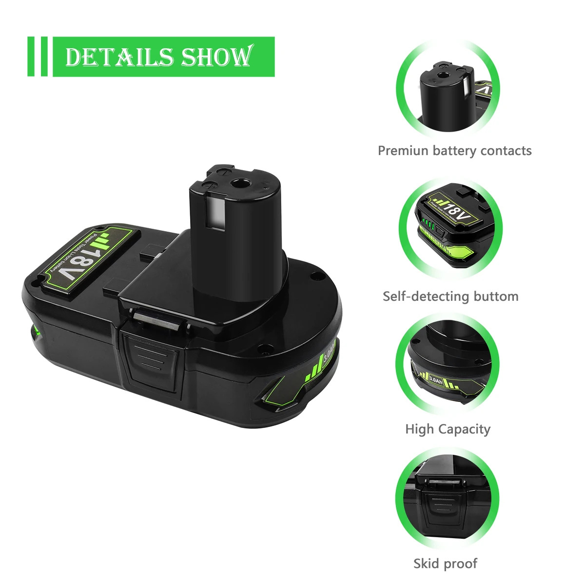 Batterie Ryobi 18v one+ 2.5 ah 4 Batterie Ryobi 18v one+ 2.5 ah – Image 4