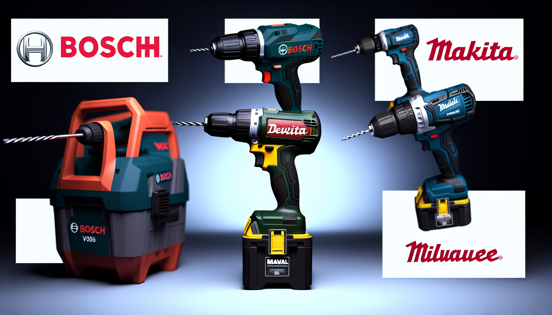 Bosch vs Makita vs Dewalt vs Milwaukee​