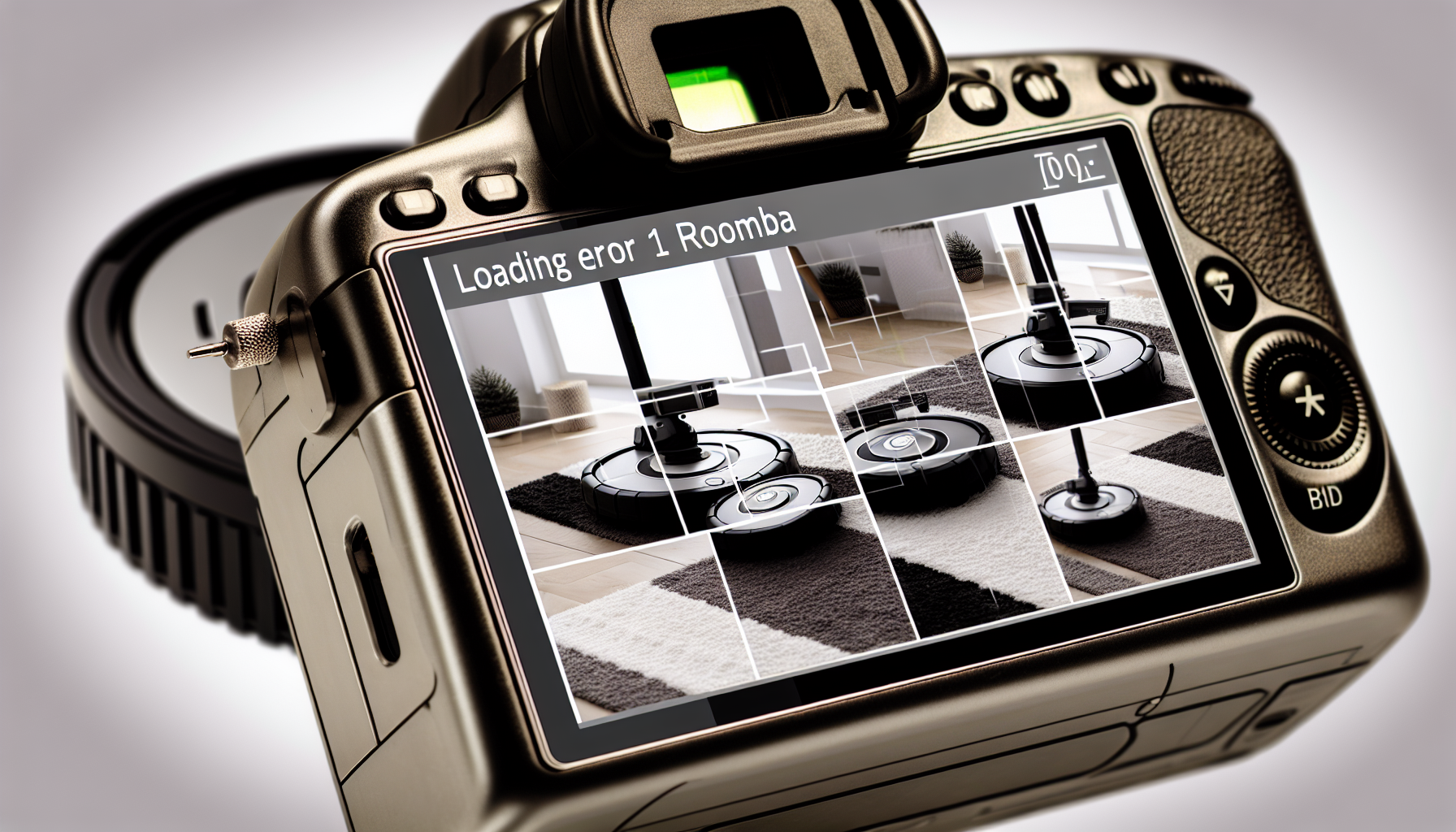 Erreur de chargement 1 roomba​