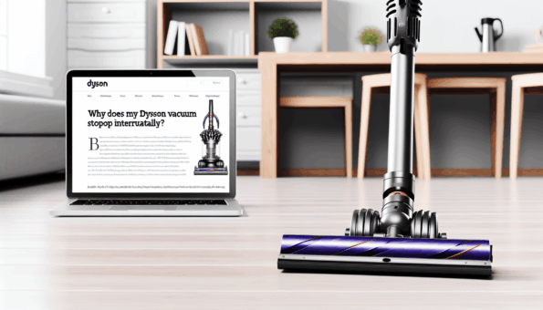Pourquoi mon aspirateur dyson s'arrête par intermittence​ ?