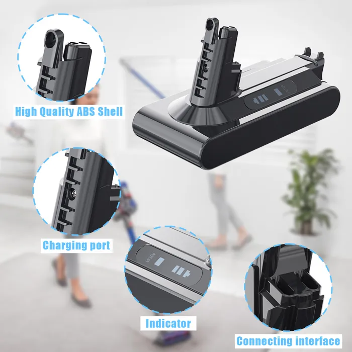 Batterie Dyson v10 motorhead 2 batterie de rechange pour dyson cyclone v10 motorhead